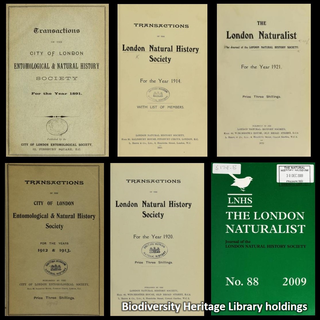 Biodiversity Heritage Library holdings